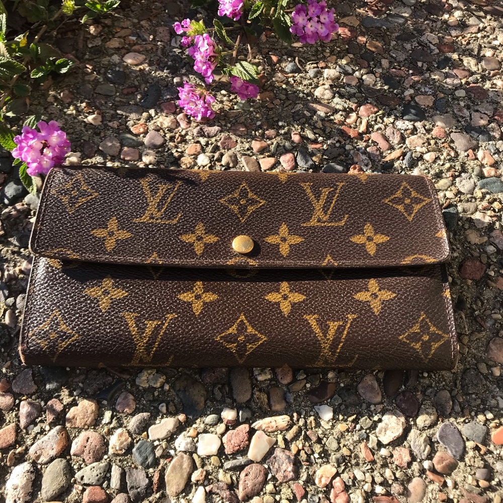 AUTH Louis Vuitton Sarah Wallet MB1025